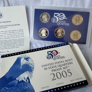 United States mint 2005 S proof set